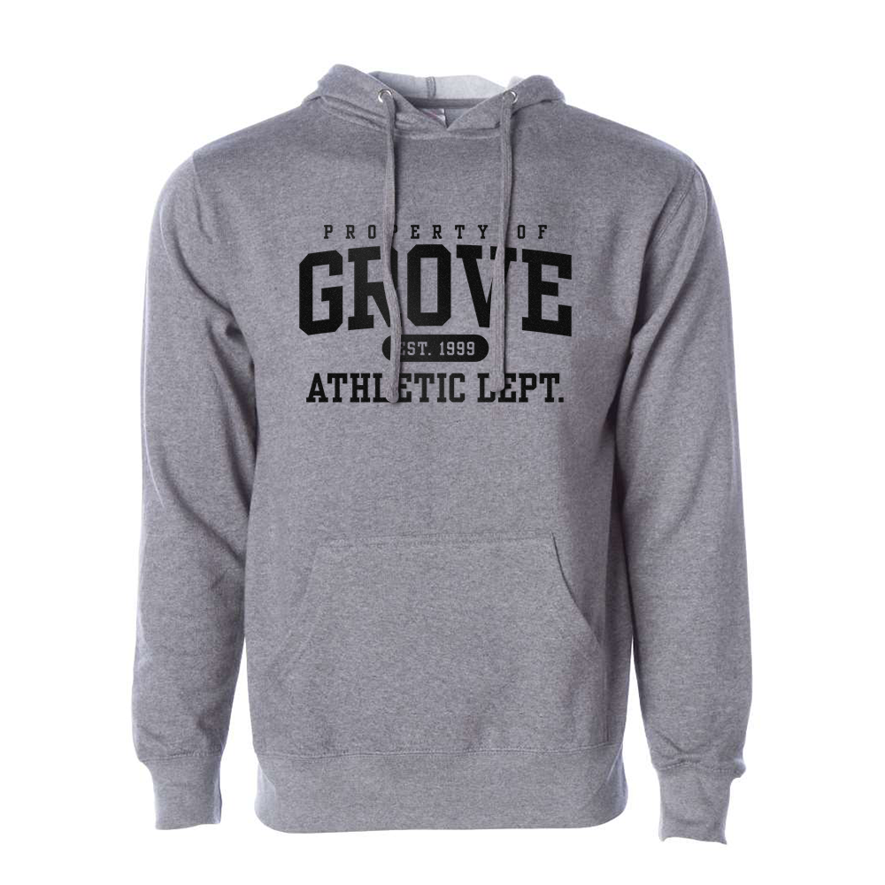 Grove Athletics Dept. Gunmetal Heather Hoodie