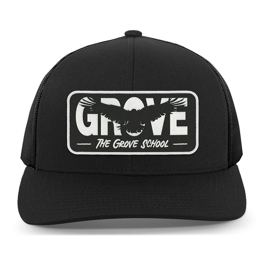Grove Soar Black Trucker Hat