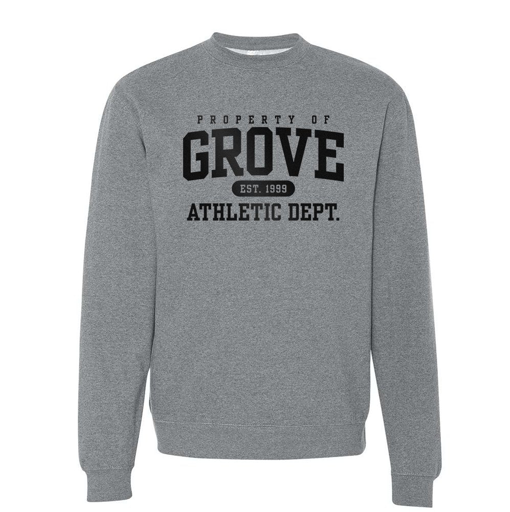 Grove Athletics Dept. Crewneck Sweatshirt - Multiple Colors - Grove PTG