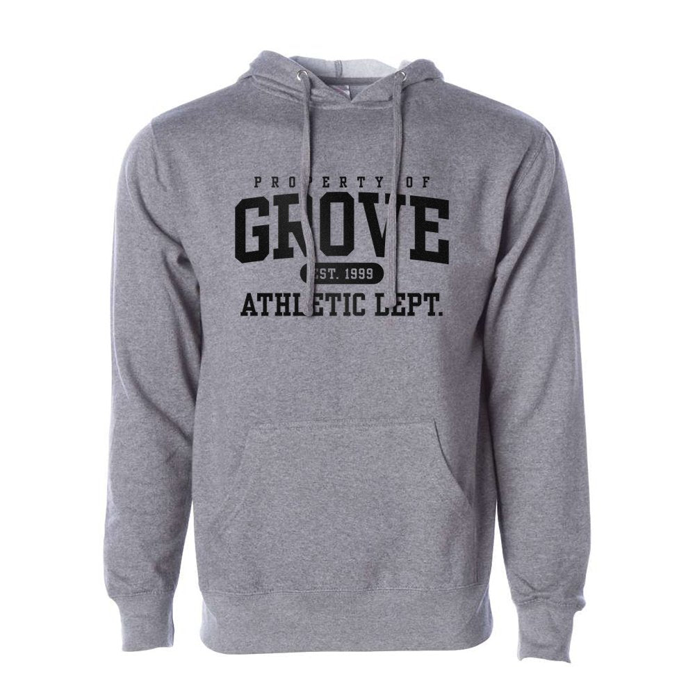 Grove Athletics Dept. Gunmetal Heather Hoodie - Grove PTG