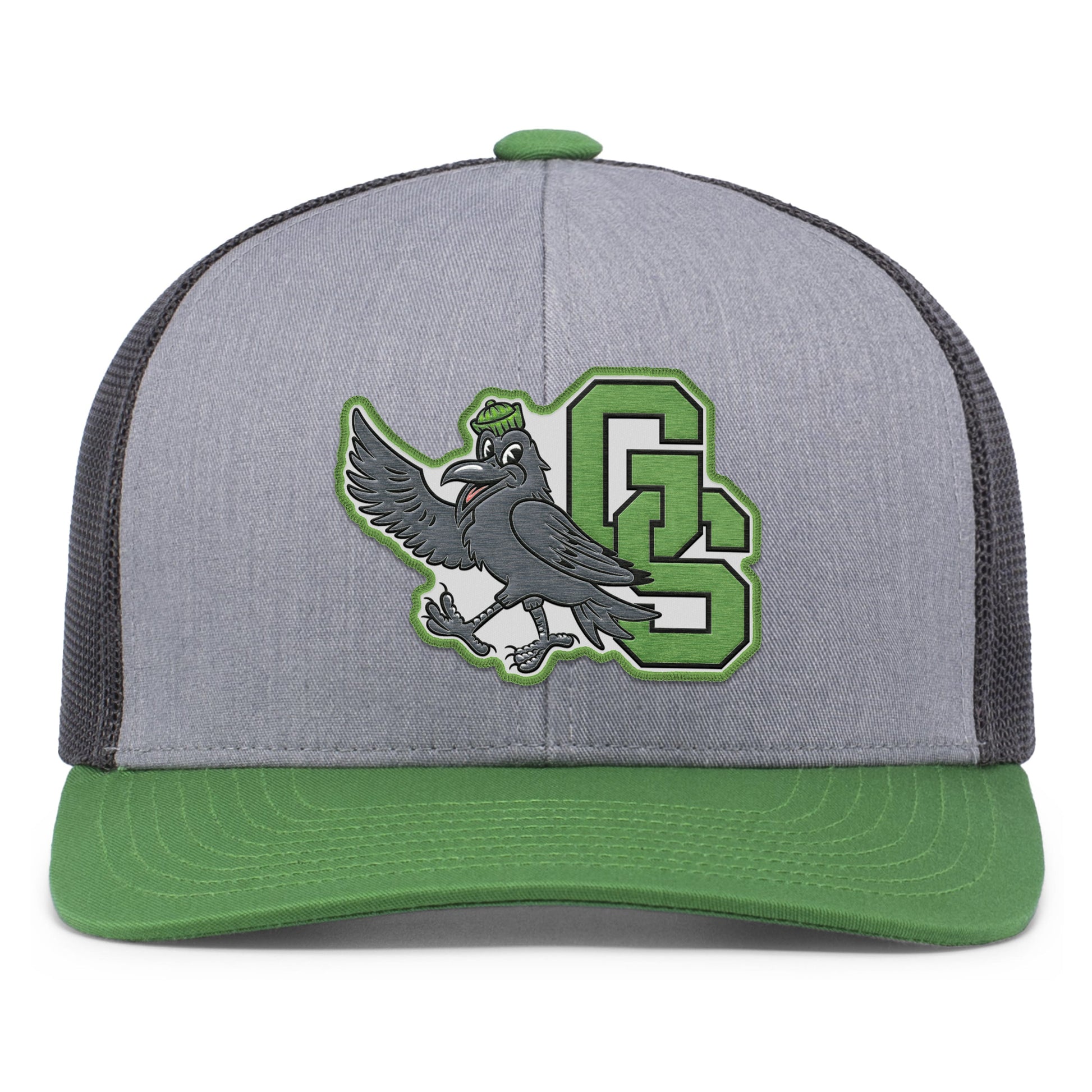 Grove GS Raven Heather/Charcoal/Green Trucker Hat - Pre - Order - Grove PTG