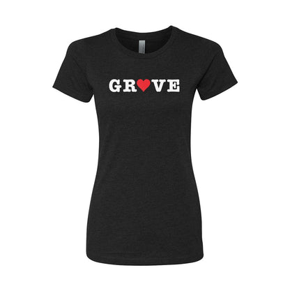 Grove "I Heart Grove" Ladies T-Shirt - Multiple Colors - Grove PTG