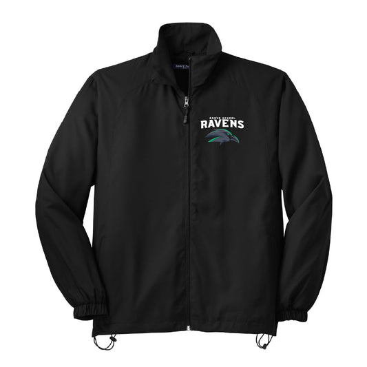 Grove Ravens Sport - Tek Full - Zip Black Wind Jacket - Grove PTG