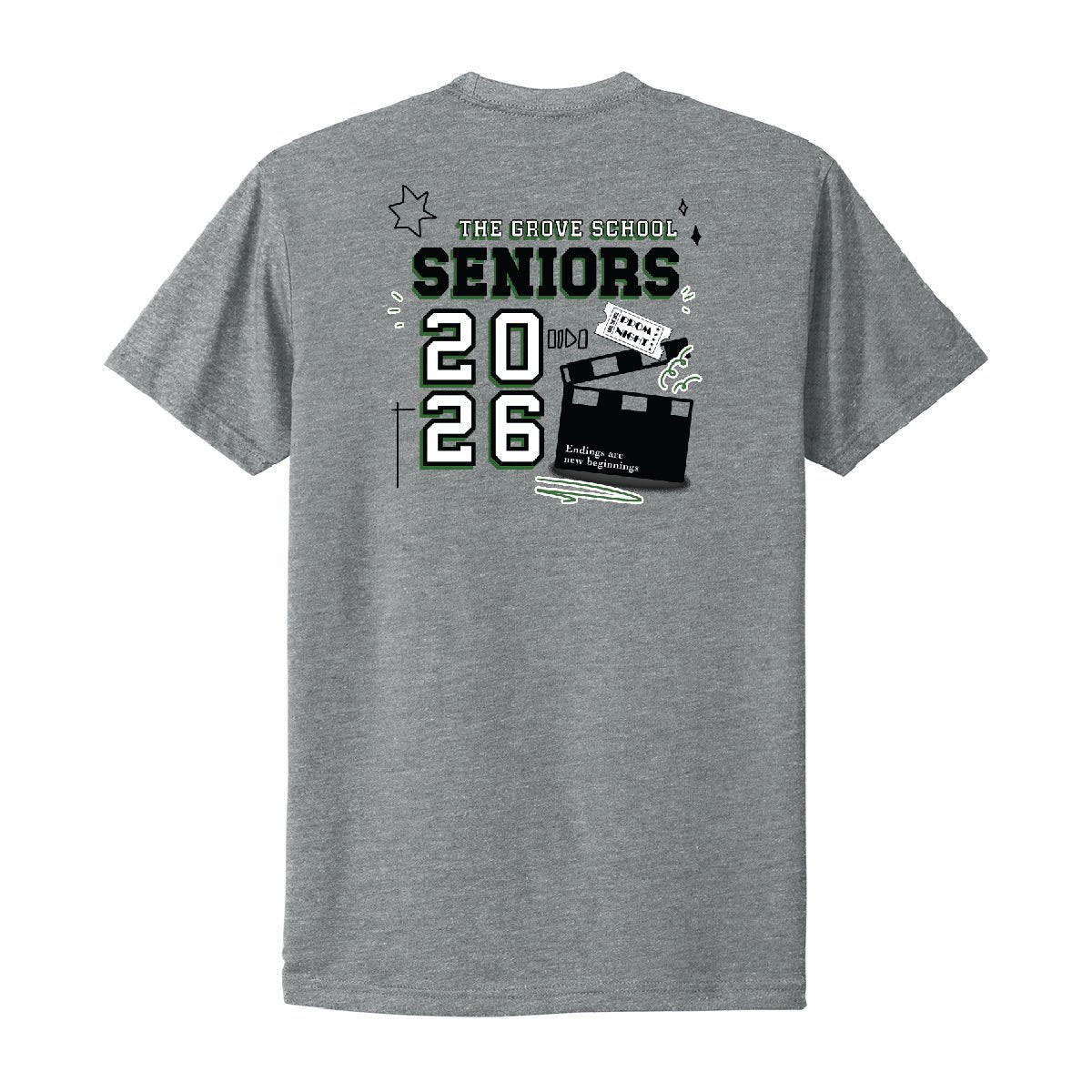 Grove School "SENIORS 2026" T-Shirt - Grove PTG