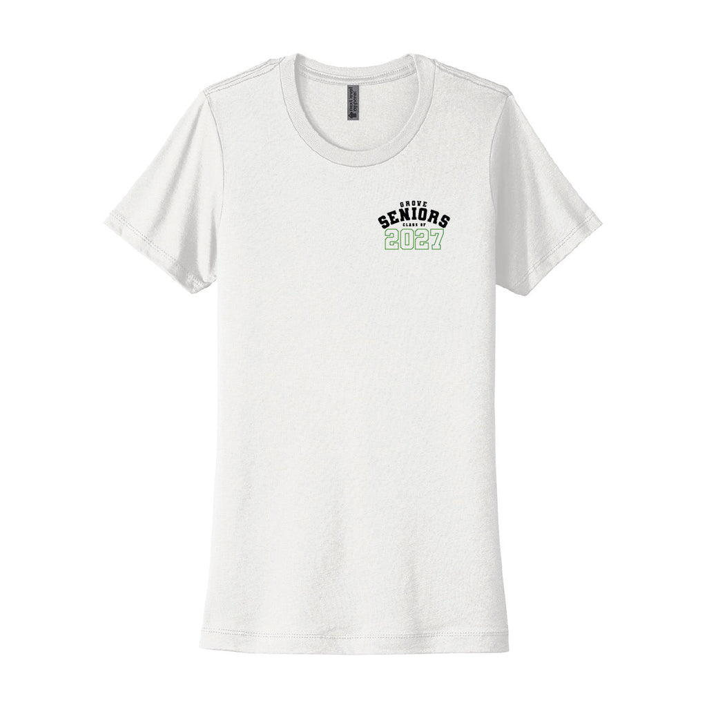 Grove School "SENIORS 2027" Womens T-Shirt - Grove PTG