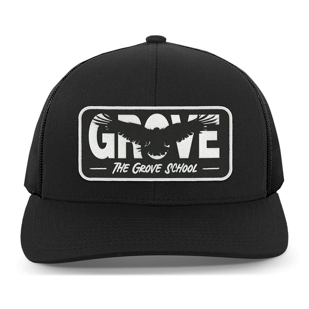 Grove Soar Black Trucker Hat - Grove PTG