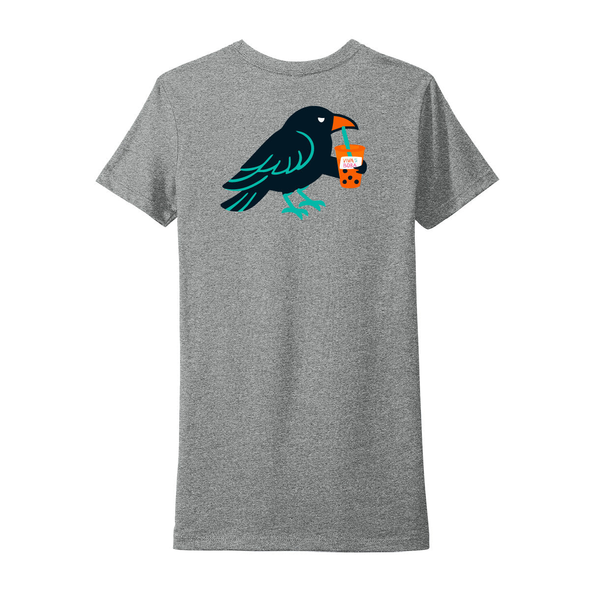 Viva La Raven Womens Tee - Viva La Boba Collaboration - Grove PTG